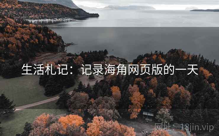生活札记：记录海角网页版的一天